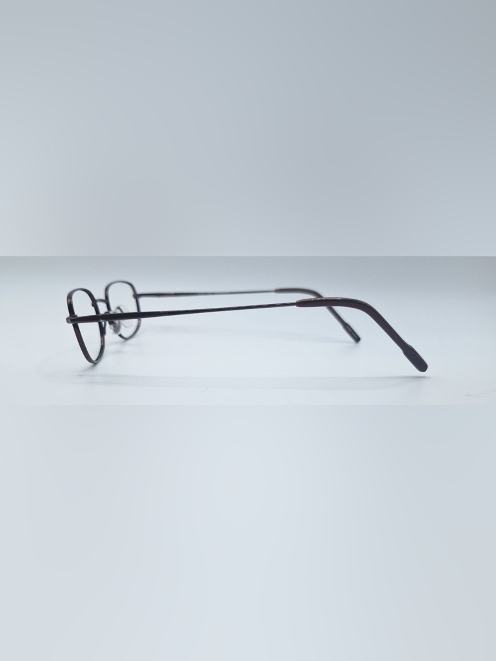 Hikari 1 Brown Oval Metal Sunglasses Frames Only - Picture 5 of 8
